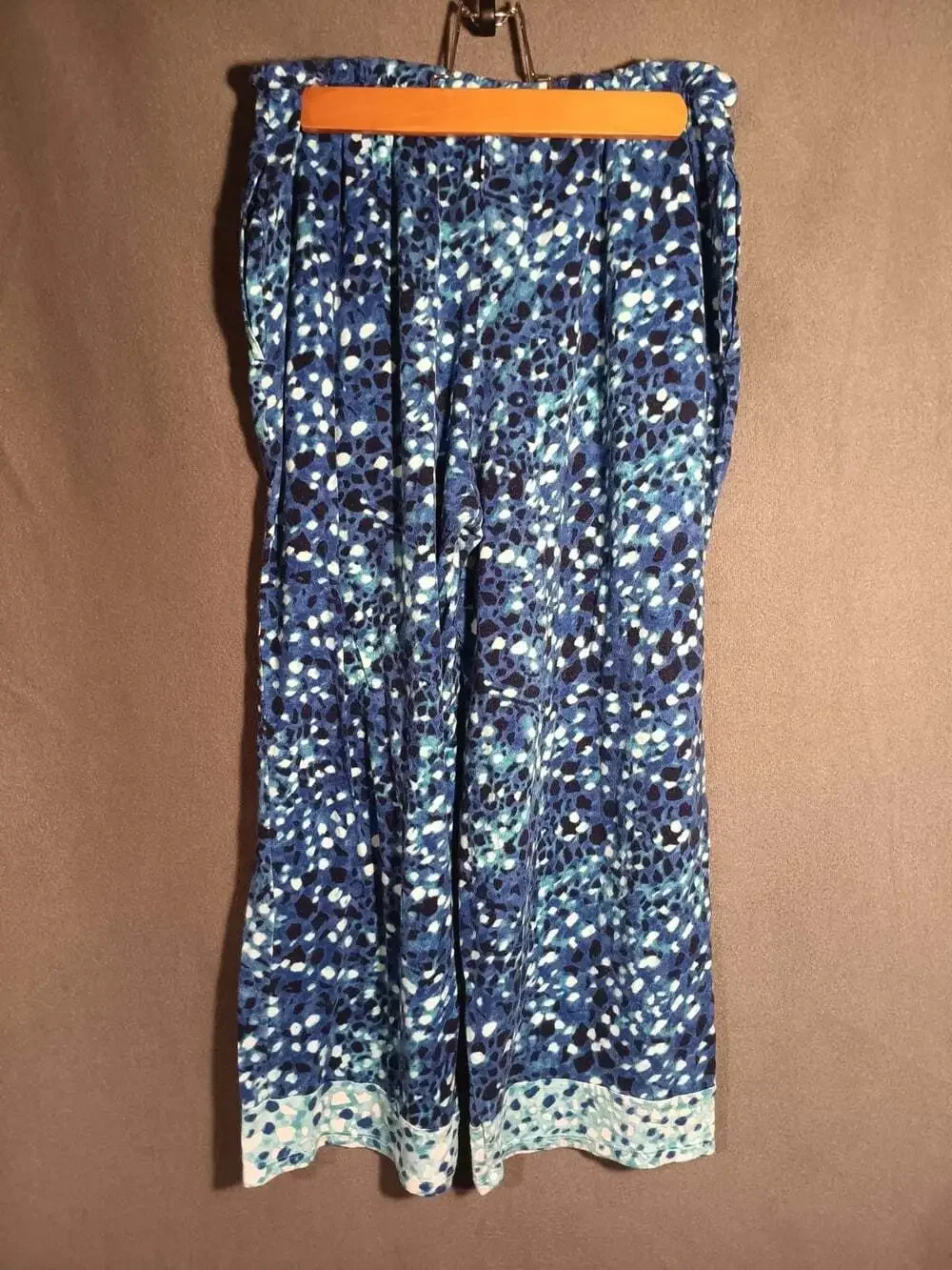 Simply Vera Vera Wang Capri Pajama Set Women’s Small Blue Floral Loungewear
